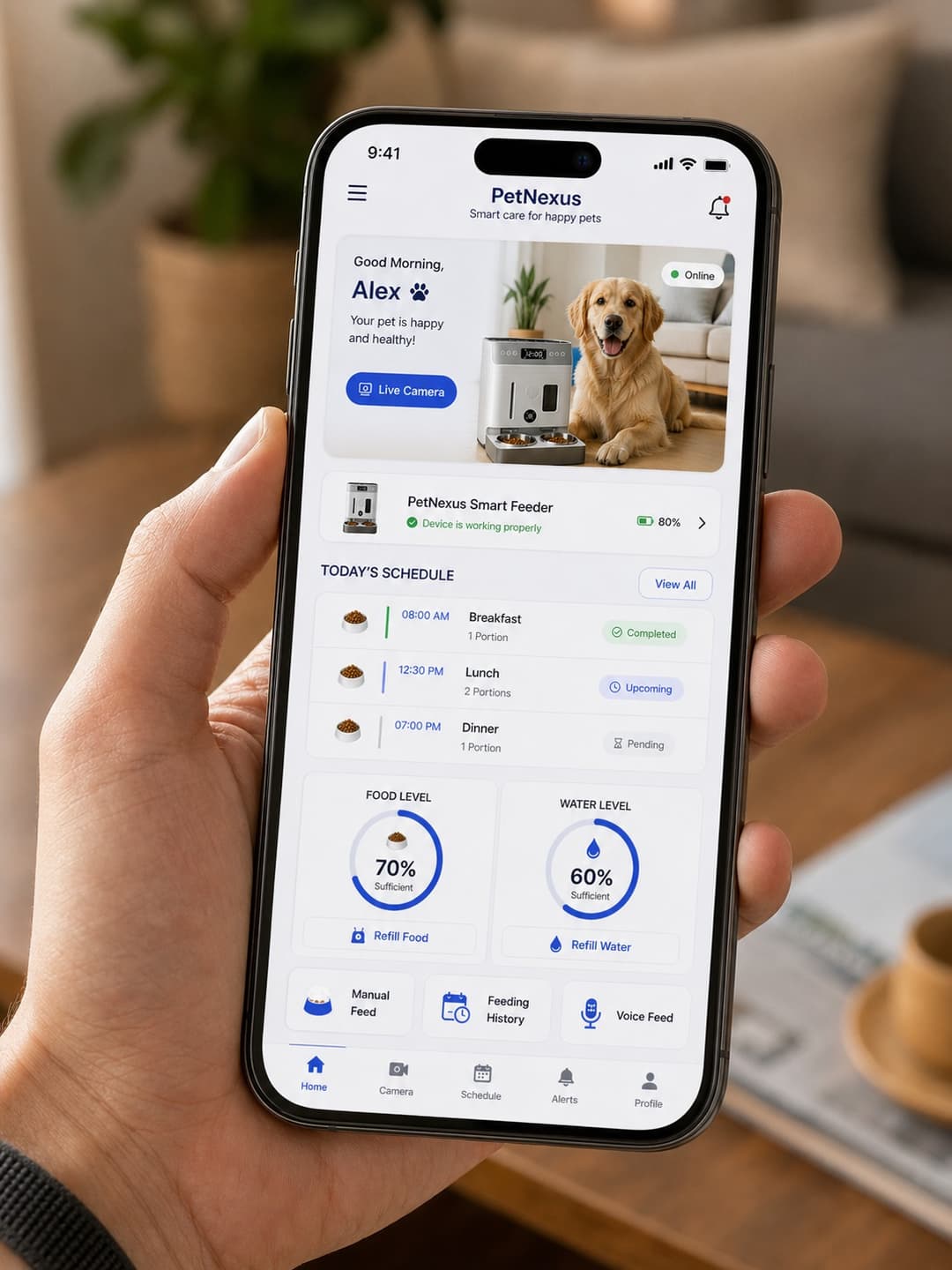 PetNexus mobile app screenshot